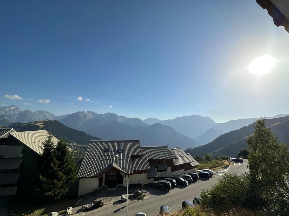Sunny Studio 25 M2 Mountain View Balcony In Alpe D Huez District Eclose Alpe d'Huez Kültér fotó