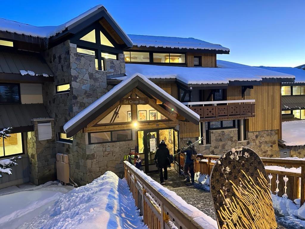 Sunny Studio 25 M2 Mountain View Balcony In Alpe D Huez District Eclose Alpe d'Huez Kültér fotó